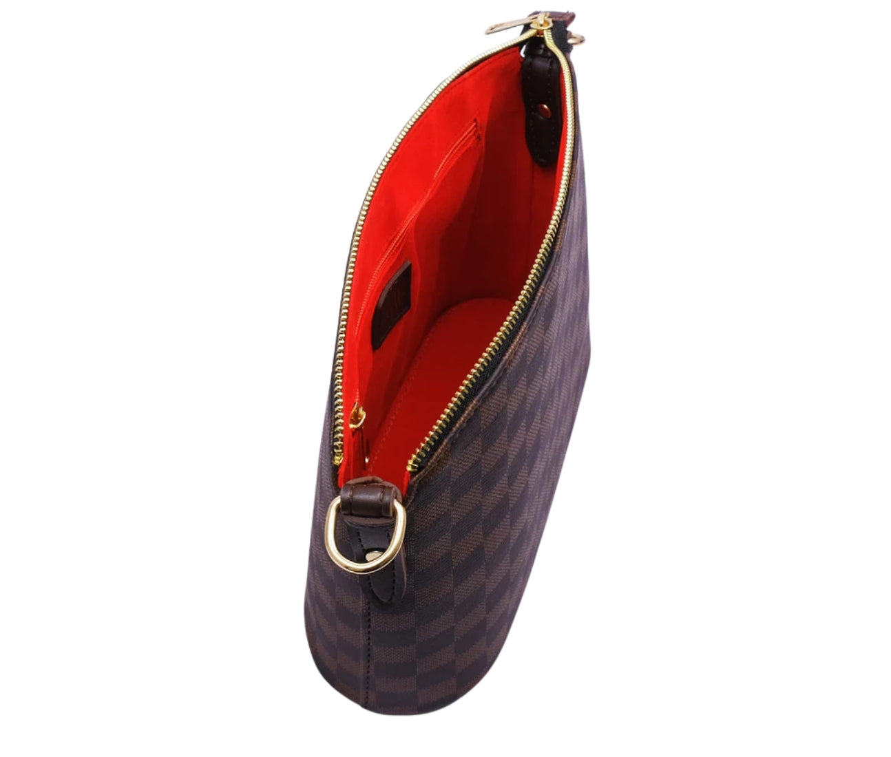 Baghaust dark brown checkered neverfull two piece set