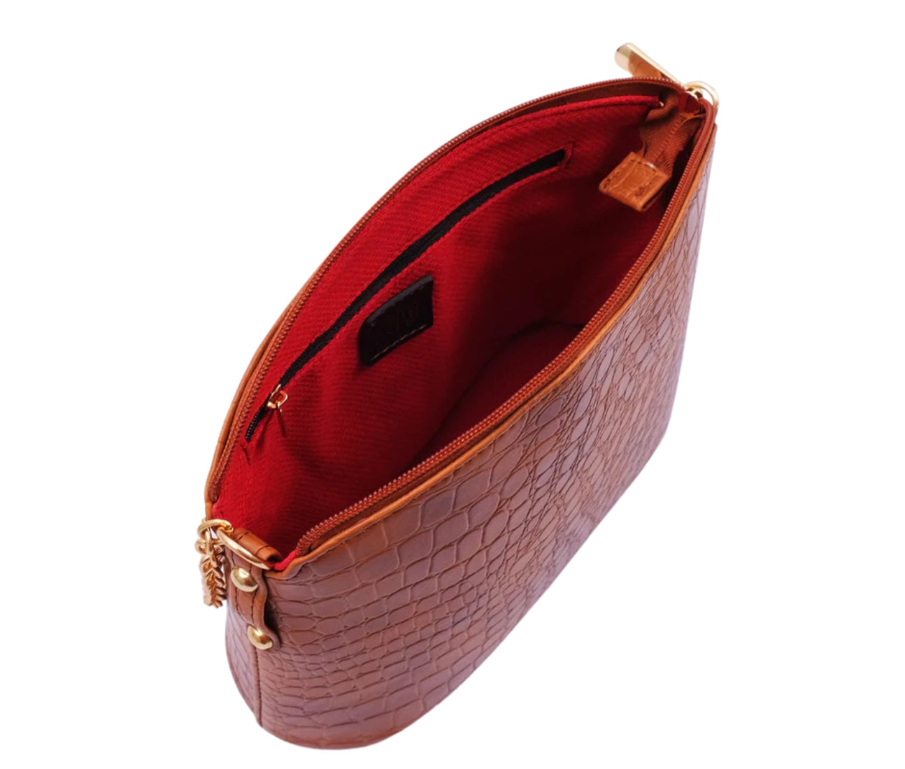 Baghaust brown crocodile neverfull two piece set