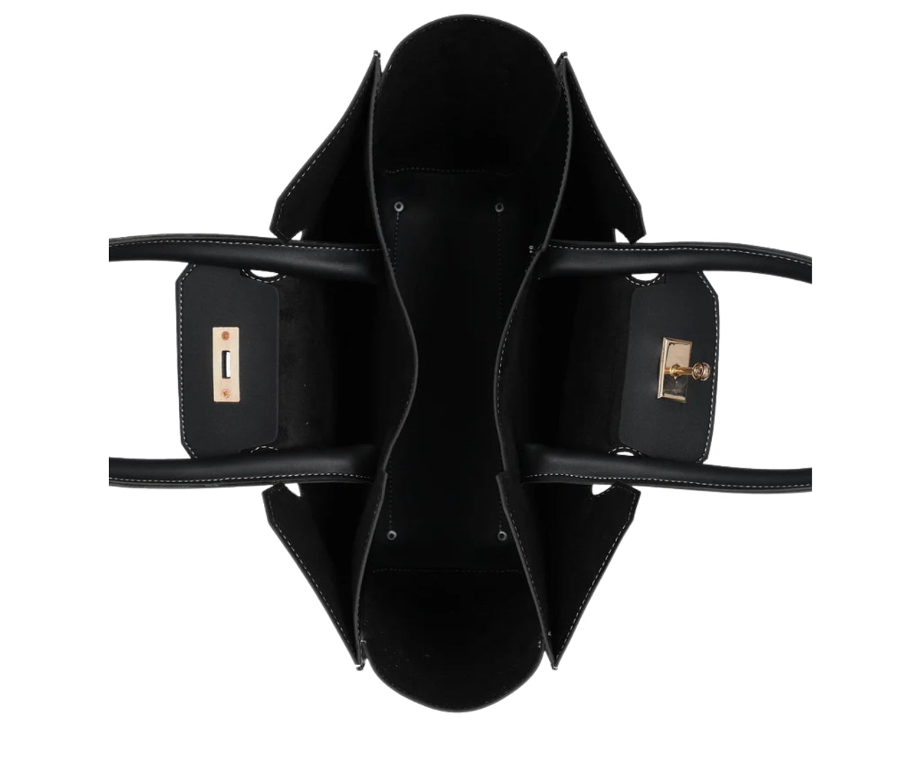 Baghaust black tote bag with multiple compartments