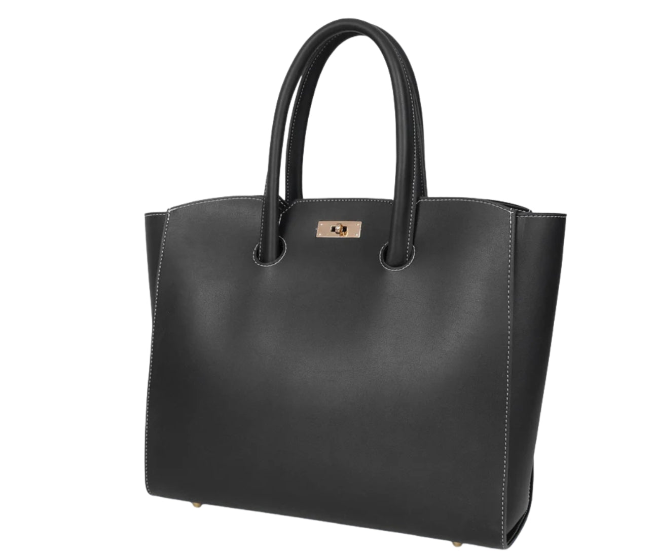 Baghaust black tote bag with multiple compartments